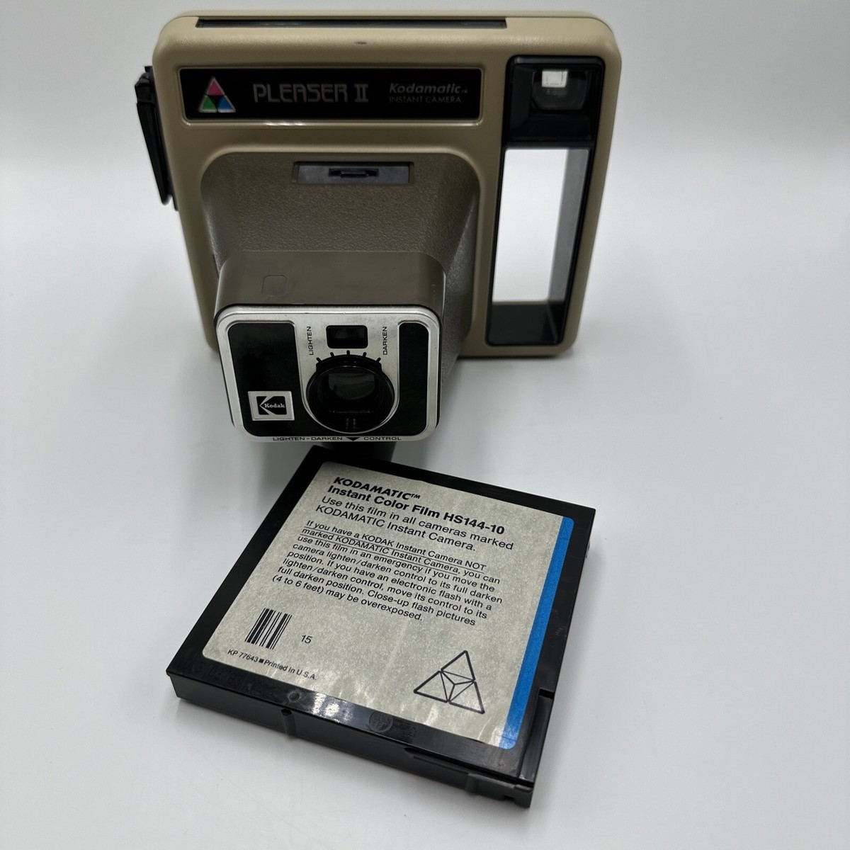 ◆Kodak Pleaser II HS144-10 コダマティックカメラ Vintage KODAK KODAMATIC PLEASER II 2 Program Instant Camera
