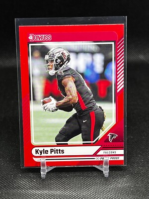 2024 Donruss Football Red Press Proof Kyle Pitts #292