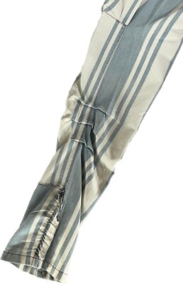 Pantalon Déstructuré Femme Girbaud Taille 34 - Style Décontracté à Fort Usage, Couleur Bleu Et Blanc - Occasion Bon état