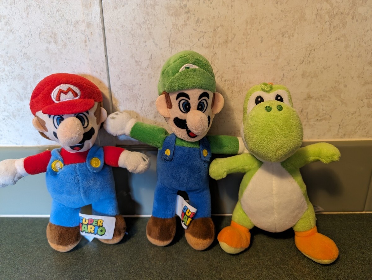 Super Mario Luigi Yoshi Plush Apx 8 In Stuffed Animal Toys