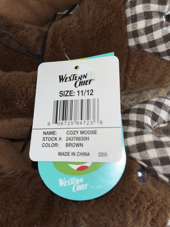 Western Chief 11/12 Acogedor Alce 24376635H China Marrón Foto 4 de 4