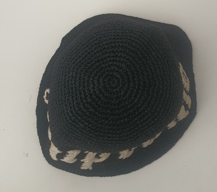 SS23 Supreme Old English Straw Crusher Black bucket hat SS23 Supreme Old English Straw Crusher Black bucket hat
