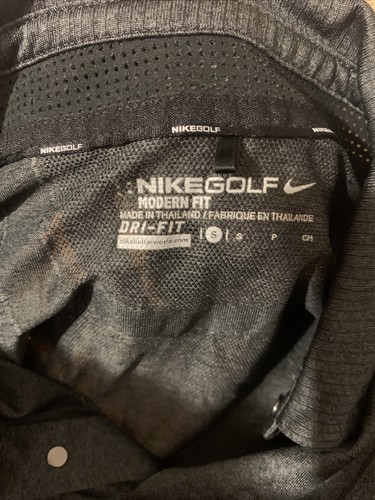 Camiseta polo de golf Nike pequeño calce moderno gris nueva sin etiquetas para hombre - Imagen 14 de 14