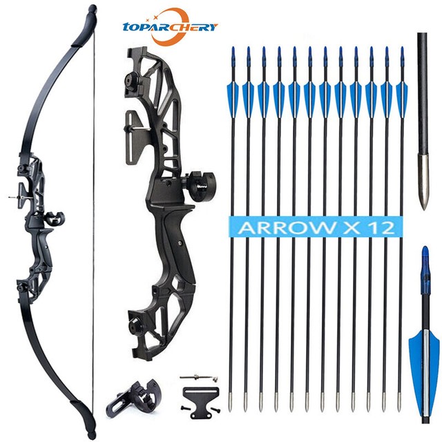 40/50/60lb Archery Foldable Bow Folding Hunting Tactical Survival Bow  Bowfishing