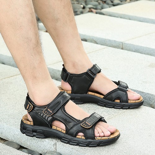 Genuine Leather Beach Sandals Arch Support Sport Sandals Summer Sandals