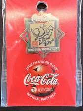 COCA-COLA 2002 WORLD CUP KOREA JAPAN PIN FIFA SOCCER FOOTBALL RARE NIB