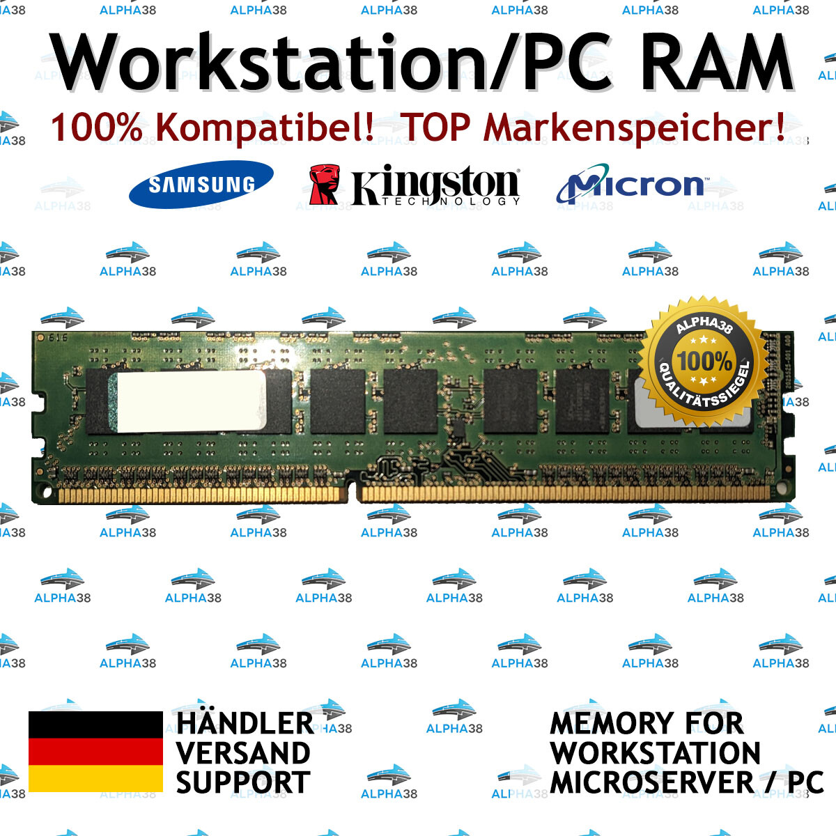 8GB UDIMM ECC DDR3-1600 for Fujitsu Primergy RX1330 M1 RAM Memory