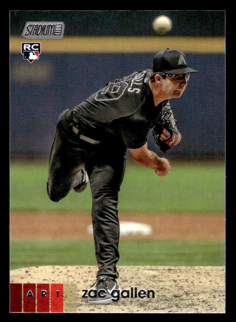 2020 Stadium Club Zac Gallen Rookie #262 Arizona Diamondbacks