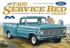1/25 Moebius Models #1239 1967 Ford F100 Service Bed Pickup Truck Model Kit  NIB