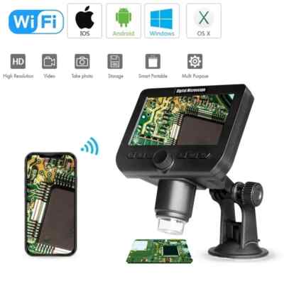 4.3 Inch Screen Wifi Electronic Microscope Digital Magnifier