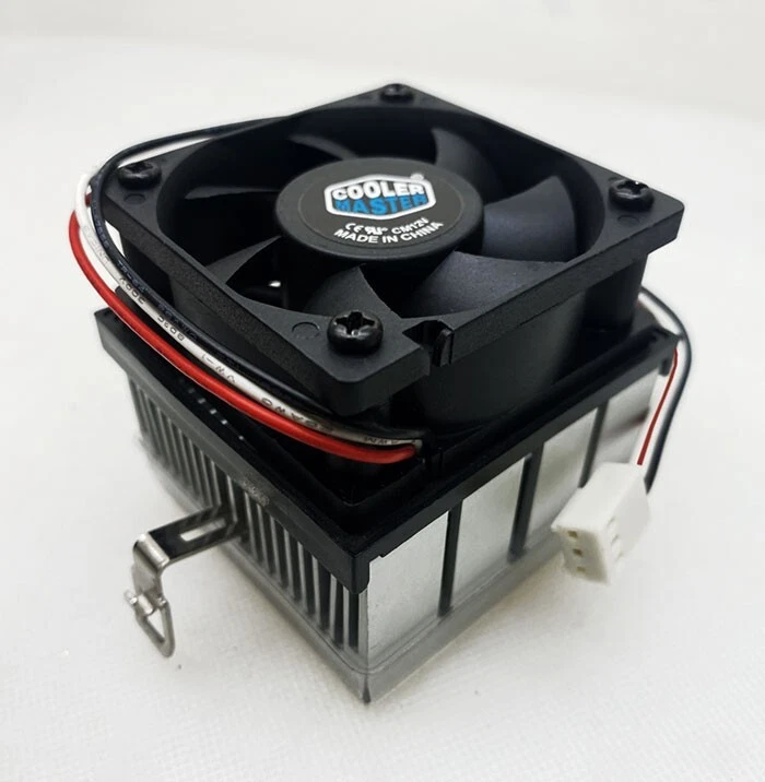 Cooler Master Pentium MMX AMD K5 K6 Cyrix P5 Socket 370 CPU Heatsink Fan (NEW) - Image 2 of 2