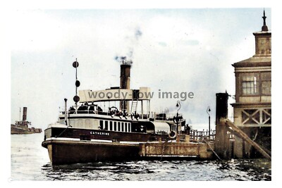 ptc7703 - Kent - ''Catherine'' Tilbury Ferry verlässt Gravesend 1931 - Druck 6x4 