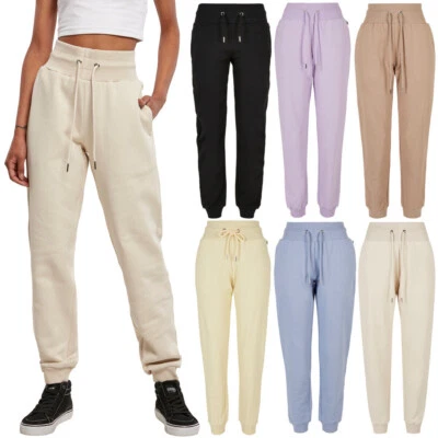 UrbanClassics Ladies Jogginghose Organic High Waist Sweat Pants Trainingshose - Bild 1 von 4