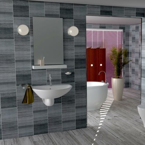 Bathroom Shower Wall Pvc Panels 8mm, Shower Wall Panels White Tile Effect