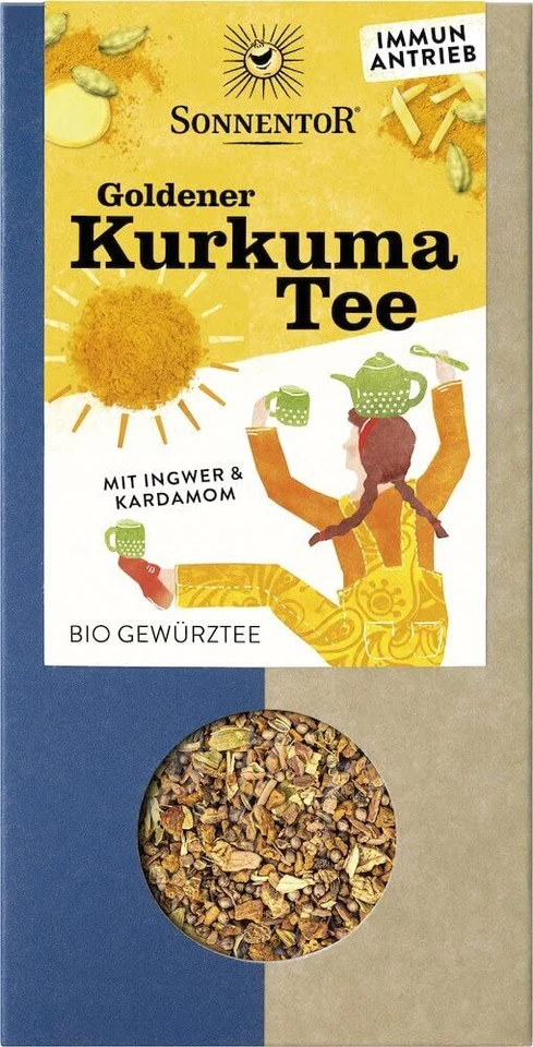 Sonnentor Bio Goldener Kurkuma Tee lose (2x 120g) Doppelpack Gewürztee Tea - Bild 1 von 1