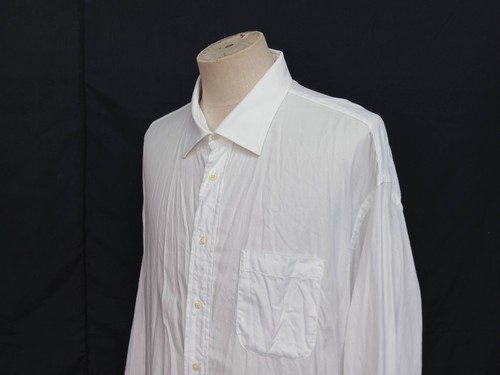 Big Tall Burberry London Shirt White Check Cotton Men's Dress Long Sleeve 19-39 - Picture 3 of 9