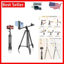 Versatile Tripod for Content Creators - 67 Inches Height with Extended Features