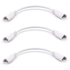 T5 T8 LED Tube Connector Cable Wire 8 inch Double Male to End Extension... 
