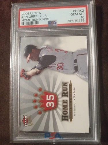 2006 Fleer Ultra Home Run Kings #HRK2 Ken Griffey Jr. Reds PSA10