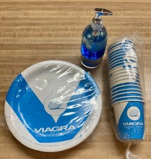 Viagra Party Pack New In Package Paper Plates...