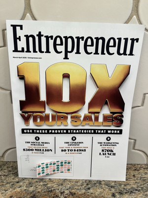 ENTREPRENEUR MAGAZINE MARCH APRIL 2025 STRATEGIES THAT WORK 10X YOUR SALES BUILD