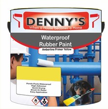 Dennys Waterpoof Pools Paint - Amberline Primer Yellow