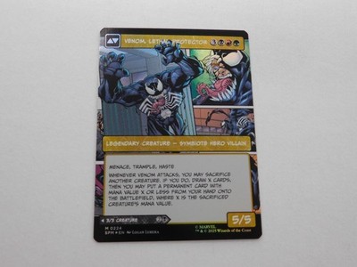 Eddie Brock Venom Foil Lethal Protector 0224 Borderless Spider-Man