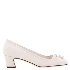 Jimmy Choo Elme 45 Embellished Pumps - Latte