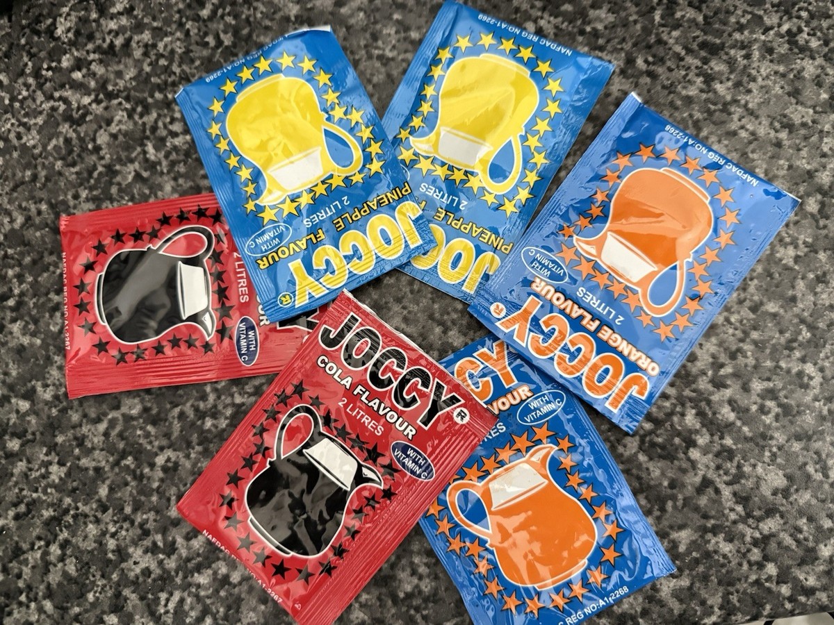 5 Joccy Zobo pineapple,Cola,orange Flavour sachets of (5g) mixed