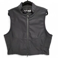 Bad Birdie Softshell Golf Vest Womens XL Black Full Zip Stretch NEW without Tag