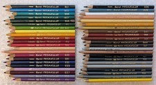 44 Vintage Berol Prismacolor 80s Artist Colored Pencils Crayons Thick Soft Core