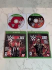 Lot Of 4 Xbox One WWE 2k15, 2k16, 2k17, 2k18 Games - All Tested
