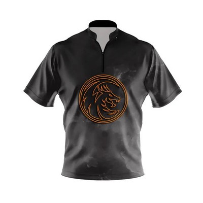 Custom Name Swag Black Dragon Warrior Bowling Jersey Shirt S-5XL NEW