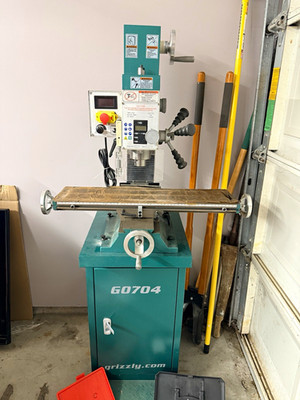 Grizzly G0704 Mill Drill R8 Taper1HP Milling/Drilling CNC enabled with hardware