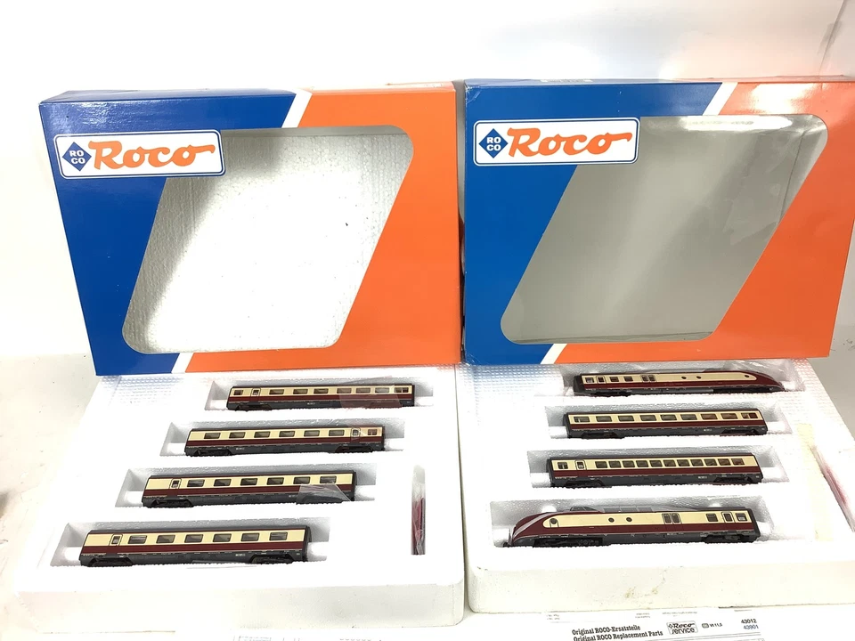 Roco H0 43012 43015 Diesel-Triebwagenzug 8-tlg. TEE "Helvetia" BR VT 11.5 DB - Bild 2 von 4