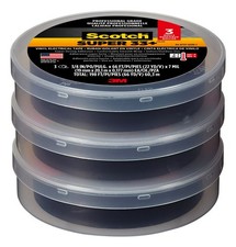Scotch Super 33 0.75-in x 66.0-ft Vinyl Electrical Tape Black 3 -Pack