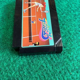 Family Tennis NAMCOT W/Box Instructions Famicom FC Cartridge Japanese 80's Retro