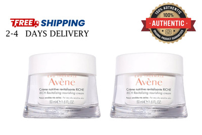 2 pack Avene Revitalizing Nourishing Cream 1.6 FL Oz Pack