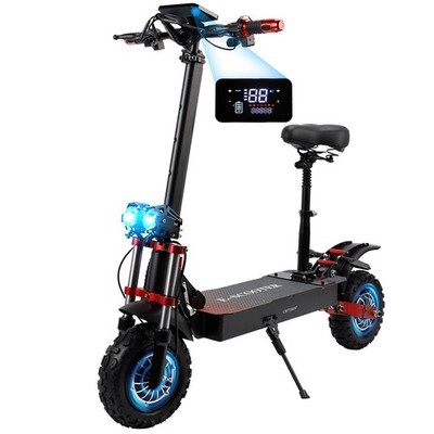 2000W 21ah off-road alloy electric scooter for adult With large display screen#