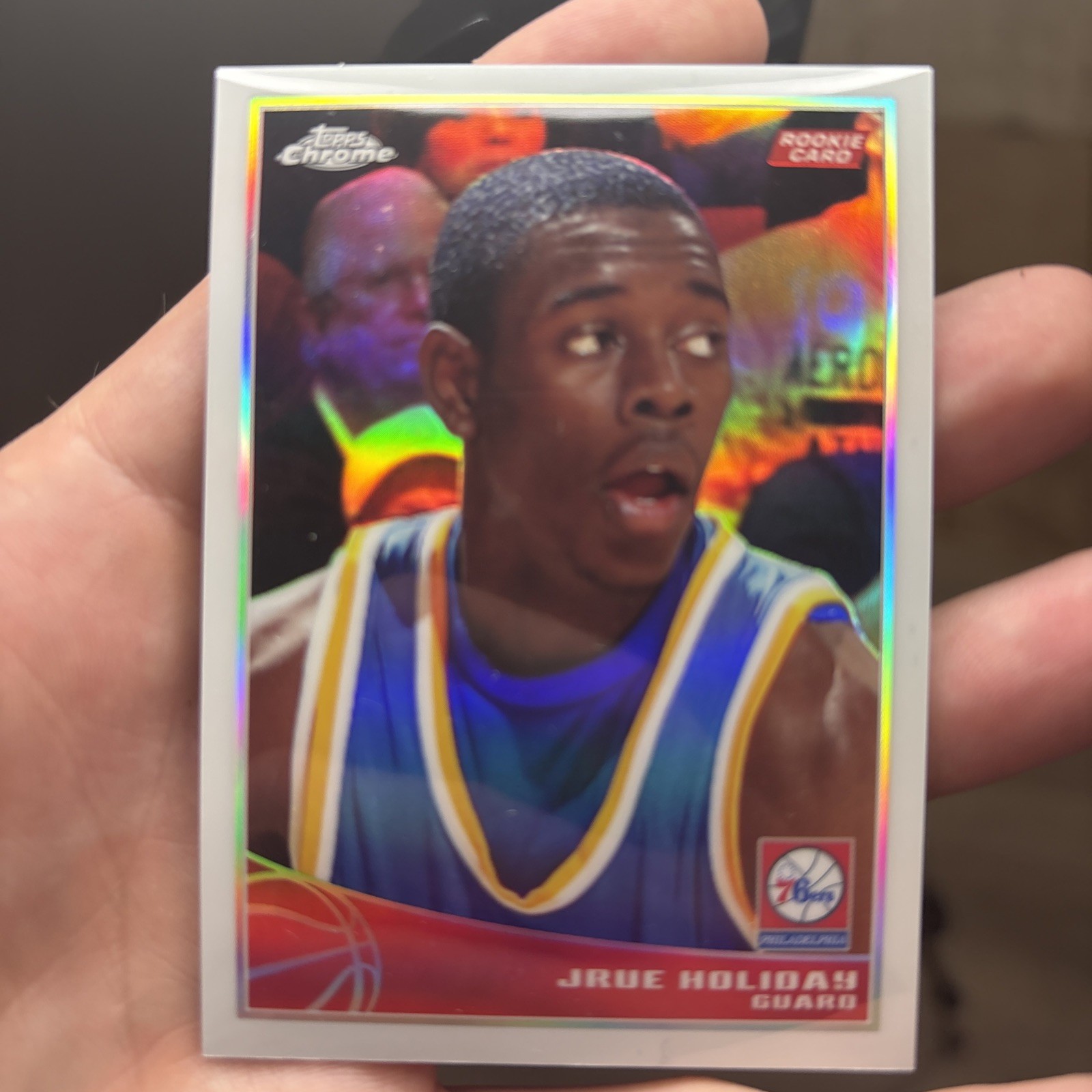2009–10 Jrue Holiday Topps Chrome Refractor Rookie 450/500 🔥 BEAUTY