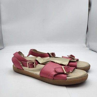 Bobux Pink Leather Kids Sandals EU 33 Size 1.5 Outdoor Easter Shoes