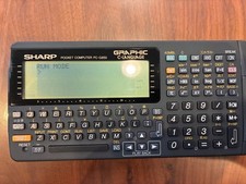 SHARP PC-G850 Pocket Computer Handheld Calculator Used