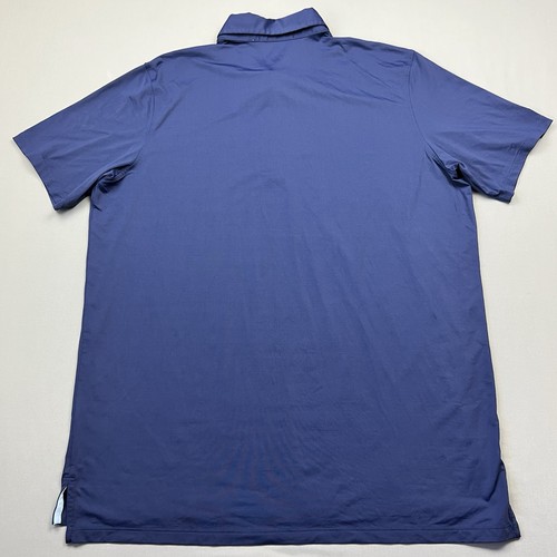 Polo Greyson Para Hombre XL Azul Rendimiento Golf Lobo Logo Manga Corta - Imagen 5 de 7