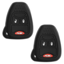 2 Key Fob Remote Skin 3b Shell Case for Chrysler Dodge OHT692427AA M3N5WY72XX