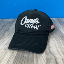 Raising Cane's Crew Hat Men's One Size Black Cotton Adjustable