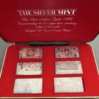 The Silver Mint Silver Nations Ingots 1973 Set 6x20g .999 Silver Bars 120g