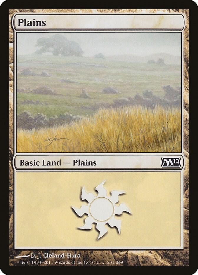 Assorted Plains, Lands, Magic The Gathering, MTG TCG Part 1