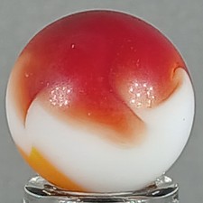 Vintage Vitro All-Red Marble .62 Inches Near-Mint Condition Combined Shipping