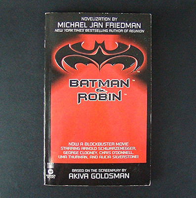 Batman & Robin By Michael Friedman 1997 1st Ed Movie Novelization Rare OOP 90s