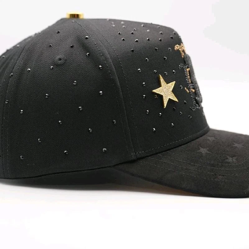 BIGG Boss Aniversario BB Stars Negro y Dorado Letra B Gorra Contti Snapback Sombrero Foto 4 de 4